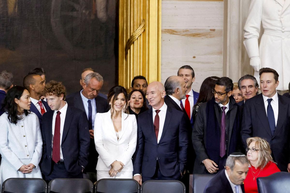 Akrabnya Bos-Bos Teknologi di Perayaan Pelantikan Donald Trump: Ada Elon Musk, Jeff Bezos, hingga Mark Zuckerberg