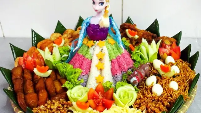 6 Kreasi Unik Bentuk Nasi Tumpeng Ini Anti-mainstream