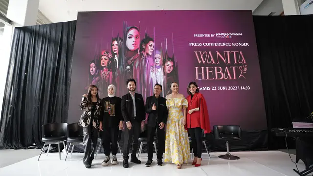 Jumpa pers konser Wanita Hebat.
