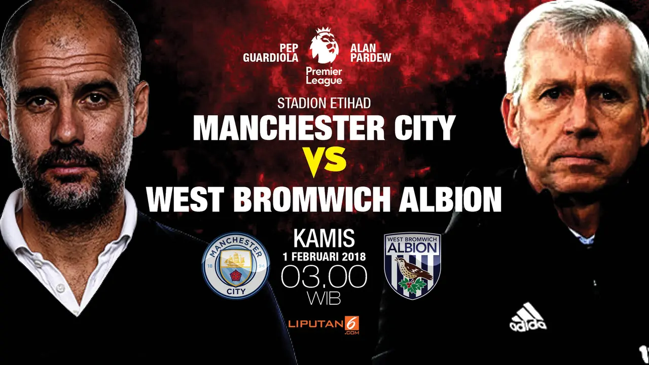 Prediksi Manchester City vs West Bromwich Albion