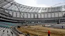 Pembangunan stadion ini dimulai pada 6 Juni 2011 dan dinyatakan selesai pada 28 Februari 2015. Dibuka dan diresmikan oleh Presiden Azerbaijan, Ilham Aliyev pada 6 Maret 2015. (AFP/Tofik Babayev)