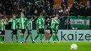 Gol tersebut juga membawa Anthony dkk melangkah ke babak 16 besar setelah membuat Real Betis menempati peringkat keempat dengan meraih 17 poin. (AP Photo/Jose Breton)