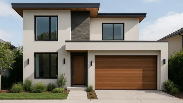 Inspirasi Desain Rumah 6x12 dengan Garasi 2 Mobil