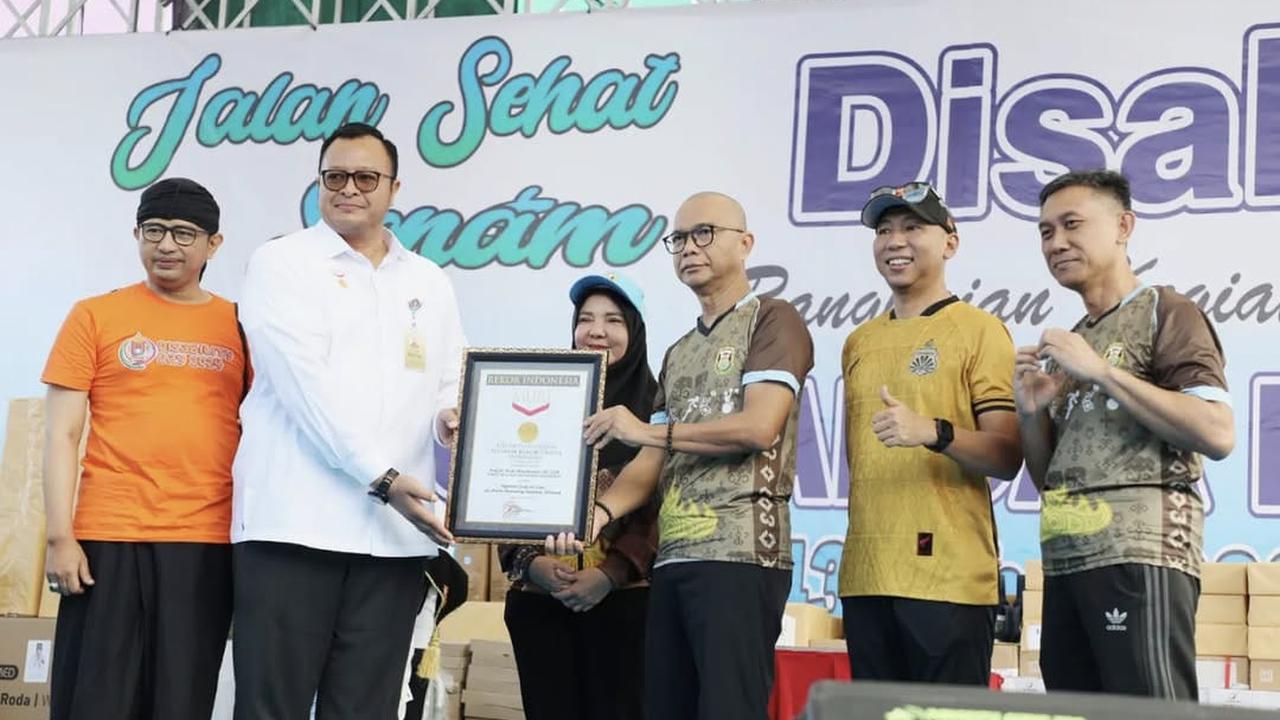 Gaungkan Inklusi, JAM-Intel Reda Manthovani dan Ribuan Penyandang ...