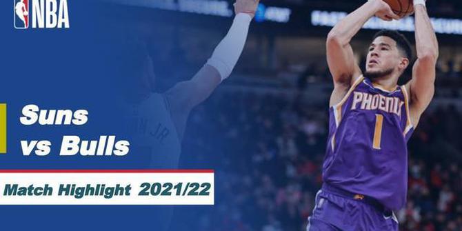 VIDEO: Highlights NBA, Phoenix Suns Pemalukan Chicago Bulls di Kandangnya 127-124