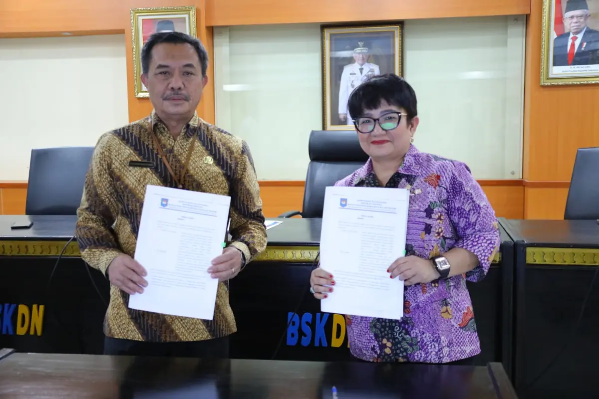 BSKDN Kemendagri menjalin kerja sama dengan Universitas Lampung (Unila) guna meningkatkan kolaborasi riset dan publikasi imliah. (Istimewa)