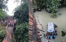 Satu Mobil Berisi Emak-Emak Pulang Kondangan Terjun ke Sungai Akibat Jembatan Ambrol, Begini Kondisi Mereka
