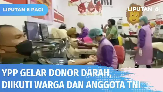 Kegiatan donor darah digelar YPP SCTV-Indosiar di Kota Malang. Tak hanya diikuti oleh warga, kegiatan ini juga diikuti sejumlah anggota TNI AD. Selama 3 hari digelar, PMI Kota Malang dan YPP berhasil mengumpulkan 1022 kantong darah.