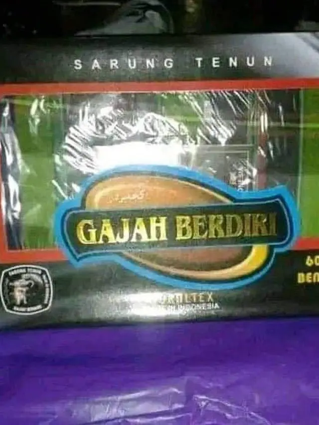 6 Pelesetan Merek Sarung Bertema Gajah Ini Nyeleneh, Bikin Salfok ketika Beli