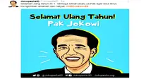 Jokowi Ulang Tahun ke-55, Netizen 'Banjir' Kirimkan Gambar Lucu