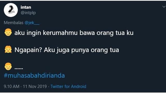 6 Drama Muhasabah Diri ala Netizen Ini Bikin Senyum