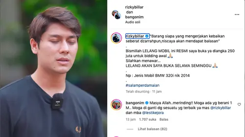 Rizky Billar Lelang Mobil Pertamanya yang Penuh Kenangan, Hasilnya 100  Persen untuk Palestina - ShowBiz Liputan6.com