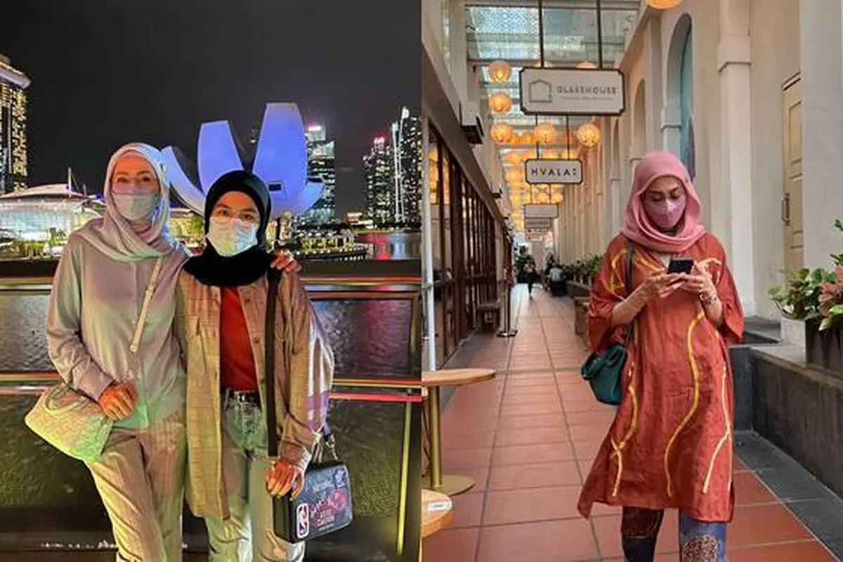 7 Potret Desy Ratnasari Liburan Ke Singapura, Gayanya Tuai Sorotan
