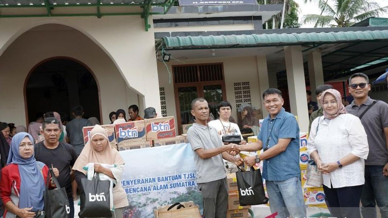 Bantuan BTN Banjir Sumatera Capai Rp12,36 Miliar, Dukung Pemulihan Korban