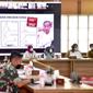 Rapat virtual dengan Presiden Jokowi