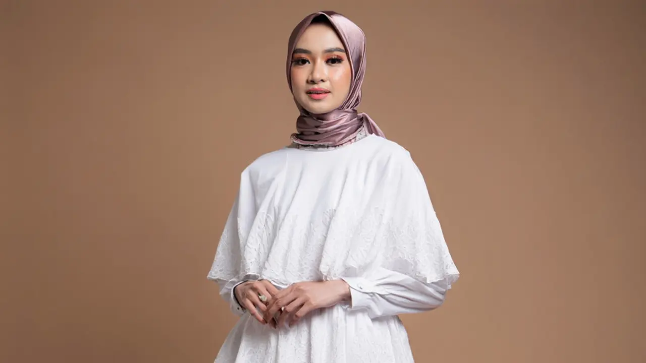 Dress Panjang Katun Kombinasi Lace Muslim