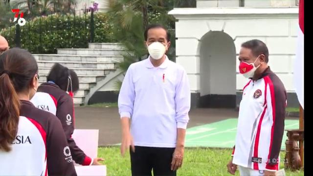 Presiden Jokowi memberikan hadiah dan bonus untuk para atlet Olimpiade Tokyo 2020