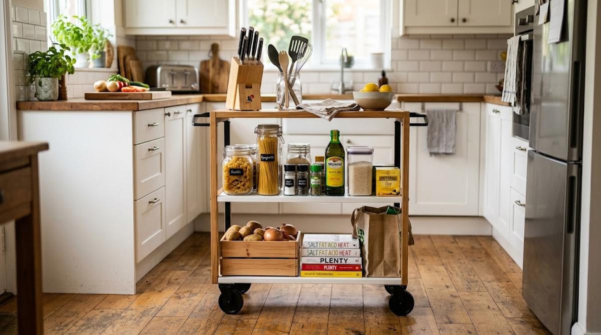 Ide Rak Tambahan untuk Dapur Tanpa Renovasi