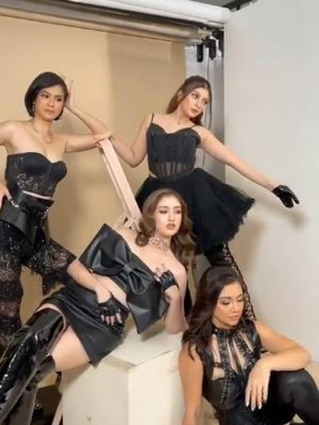 6 Gaya Pemotretan Ranty Maria dengan Geng SRAH, Curi Perhatian