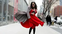 Red Outfit Street Style