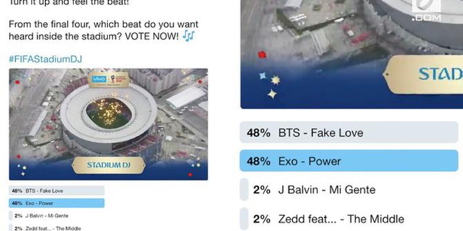 VIDEO: Lagu K-pop akan Diputar di Final Piala Dunia 2018