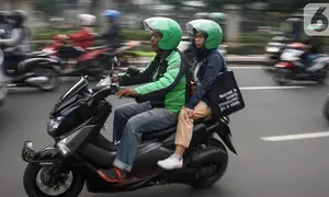 Ilustrasi driver ojol (Liputan6.com)