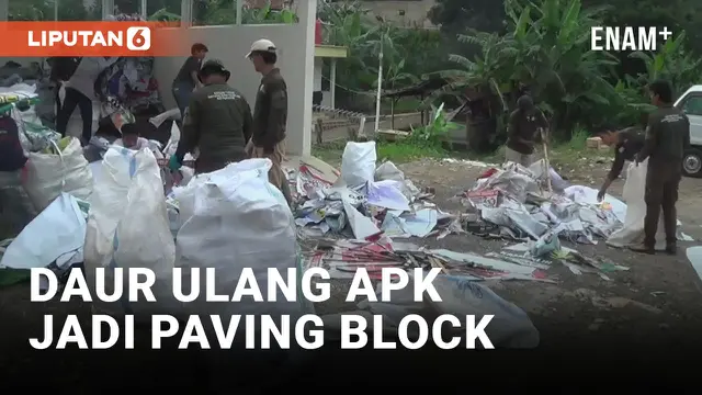 Pemkot Bogor Ubah Sampah APK Jadi Paving Block