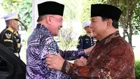 Silaturahmi Idulfitri, Prabowo Bertemu PM Malaysia Anwar Ibrahim di Istana Merdeka