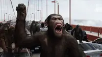 Ketika primata berkuasa. (foto: Rise of the Planet of the Apes)