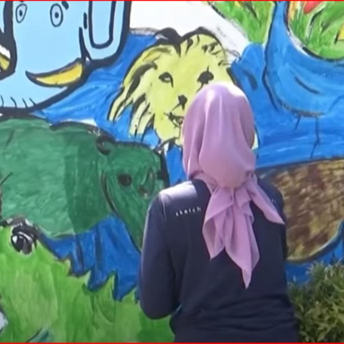 Hasil lukisan pasien RSJ Semarang
