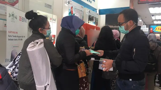 Pembagian masker bagi BNI di luar negeri. Dok BNI