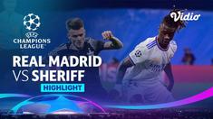 Berita video highlights Liga Champions, Real Madrid dipermalukan Sheriff Tiraspol