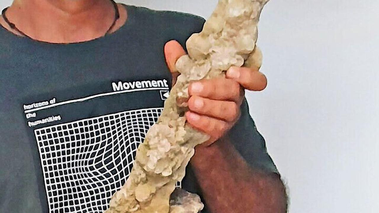 Peneliti menduga pedang ini mungkin jatuh ke laut selama pertempuran laut, karena ditemukan tanpa sarungnya.