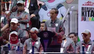 Presiden Joko Widodo atau Jokowi saat membuka Pekan Olahraga Nasional (PON) XXI Aceh-Sumatera Utara (Sumut) di Stadion Harapan Bangsa, Kota Banda Aceh, Provinsi Aceh, Senin (9/9/2024). (Dok. Tangkapan Layar YouTube Sekretariat Presiden)