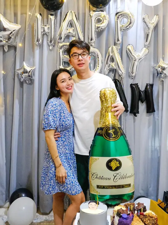 Wika Salim rayakan ultah Max Adam (Foto: instagram wikasalim)