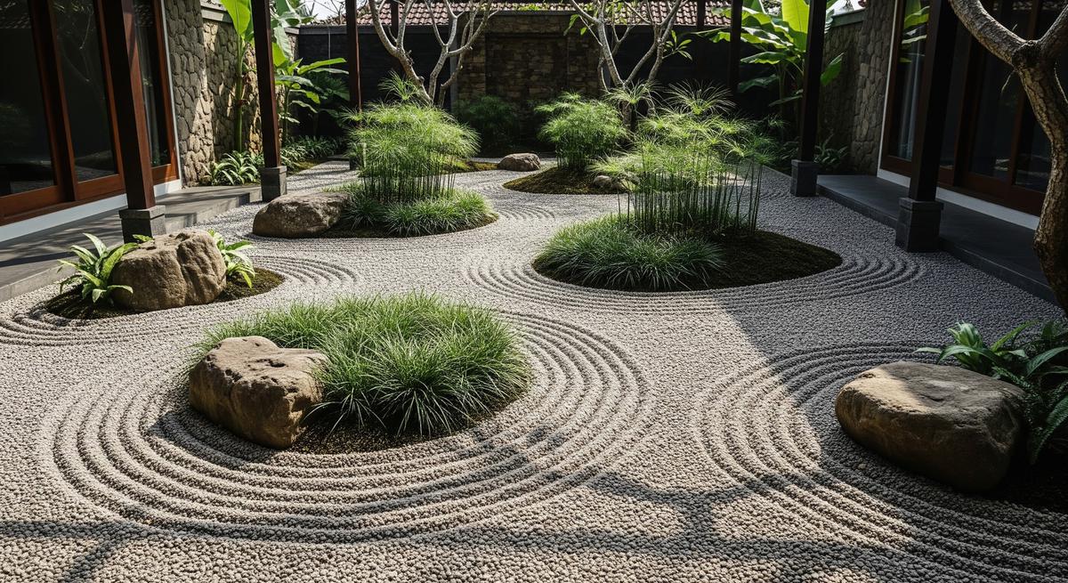 Gravel Garden yang Minim Perawatan dan Tetap Hijau/AI Generated