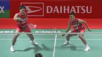 Ganda putar Indonesia Muhammad Shohibul Fikri/Daniel Marthin lolos ke babak 16 besar&nbsp;Indonesia Masters 2025. Fikri/Daniel menang atas&nbsp;wakil Korea Selatan Jin Yong/Seo Seung Jae 21-14 dan 21-19&nbsp;di Istora Gelora Bung Karno, Senayan, Jakarta, Rabu (22/1).&nbsp;(foto: PBSI)