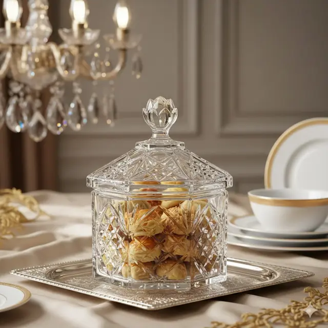 Toples lebaran bahan Kristal (Gemini AI)