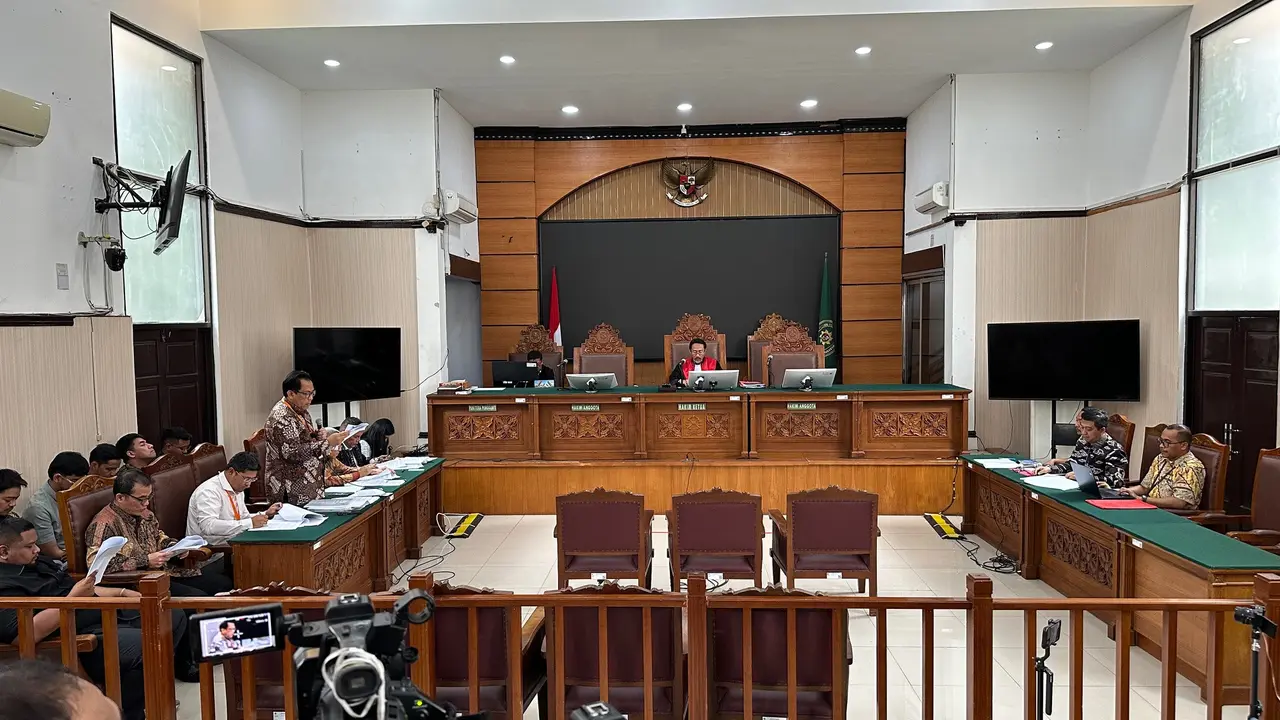 Sidang praperadilan Nadiem Makarim di Pengadilan Negeri Jakarta Selatan.