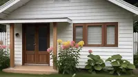 8 Desain Rumah Kayu Putih dengan Pagar Minimalis, Terlihat Lebih Bersih dan Elegan