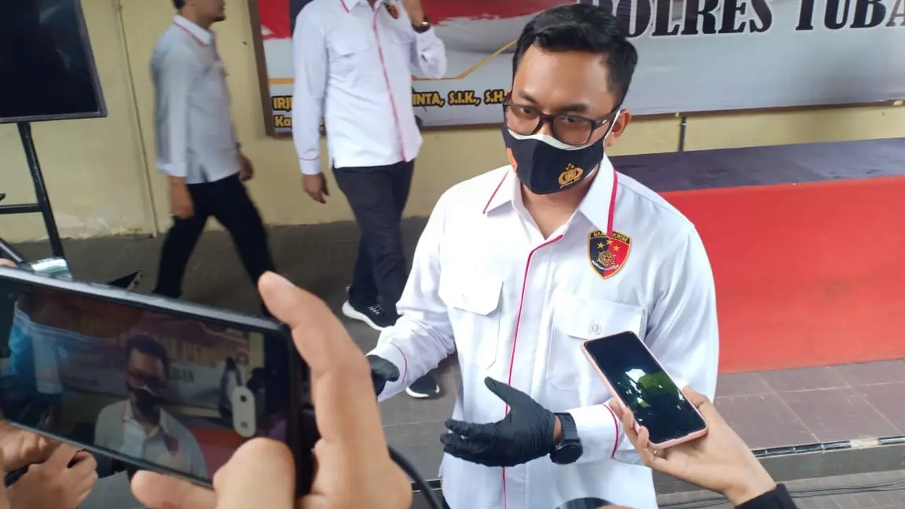 Kasat Reskrim Polres Tuban AKP M Adhi Makayasa. (Dian Kurniawan/Liputan6.com)