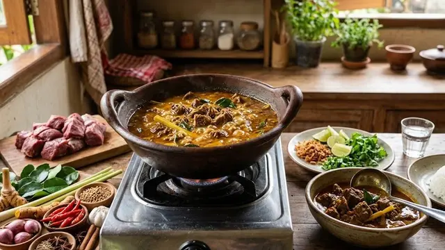 Resep Gulai Daging Sapi (AI Generated)