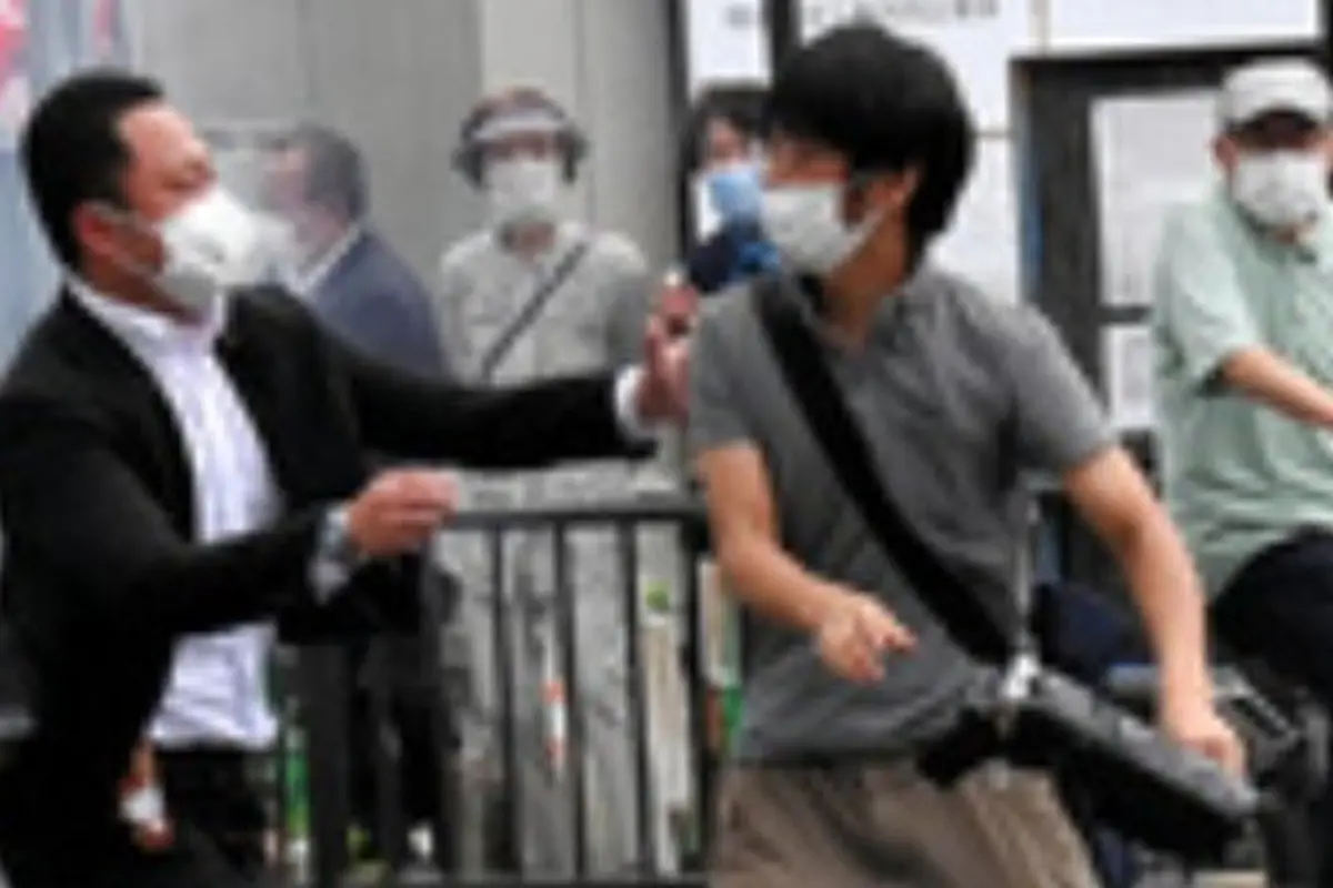 Foto diduga pelaku penembakan eks PM Jepang Shinzo Abe. (Source: Twitter/ @Global_Mil_Info)
