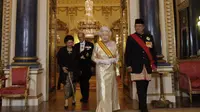 Presiden ke-6 RI Susilo Bambang Yudhoyono (SBY) mengenang kebersamaannya dengan Ratu Elizabeth II. (Foto: Twitter @SBYudhoyono)