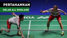 Ganda putra Indonesia, Kevin Sanjaya Sukamuljo / Marcus Ferinaldi Gideon berhasil mempertahankan gelar All England setelah kalahkan Matias Boe / Carsten Mogensen.