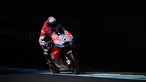Pebalap Ducati, Andrea Dovizioso, saat beraksi pada sesi kualifikasi di Sirkuit Motegi, Jepang, Sabtu (20/10/2018). Andrea Dovizioso akan memulai balapan MotoGP Motegi dari posisi terdepan sedangkan Marc Marquez keenam. (AFP/Martin Bureau)