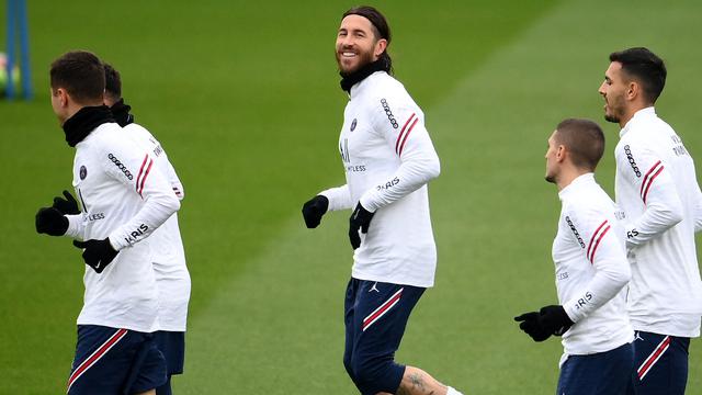 Foto: Dulu Musuh Bebuyutan, Kini Sergio Ramos Latihan Bareng Lionel Messi di PSG