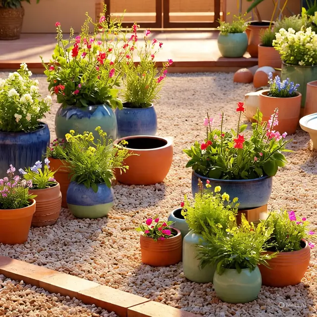 Model Taman Batu Kerikil