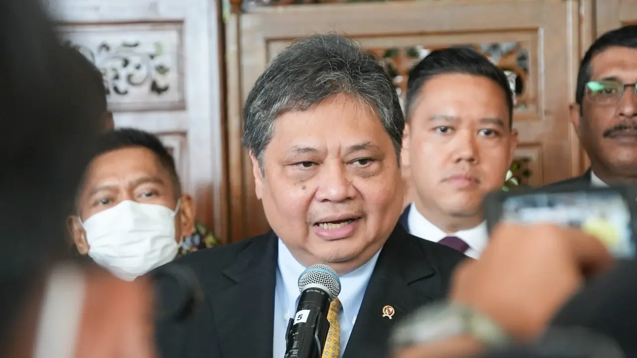 Menteri Koordinator Bidang Perekonomian yang juga Ketua Umum Golkar Airlangga Hartarto