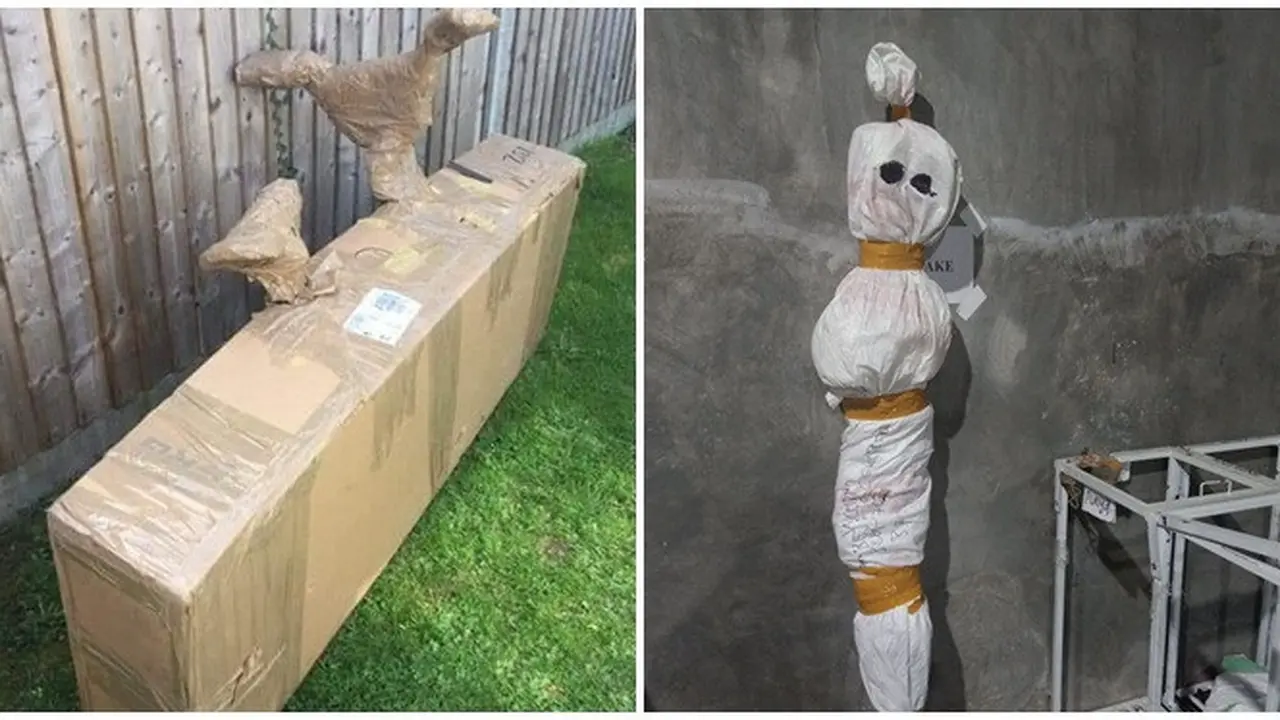 7 Potret Nyeleneh Bungkusan Paket Barang Ini Bikin Kurir Heran